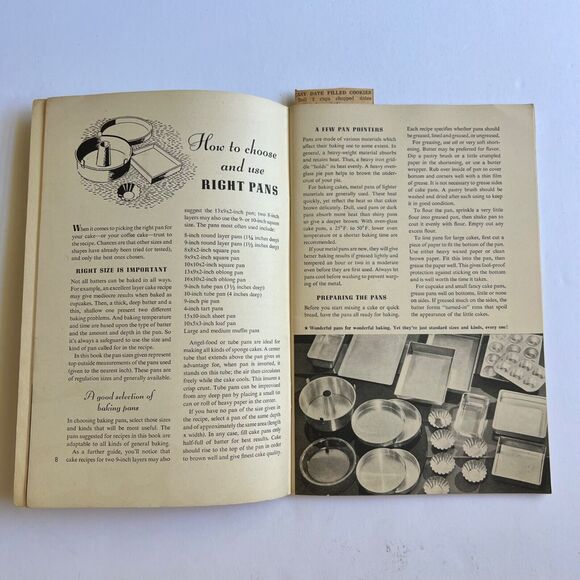 Vintage 1947 Cookbook Learn to Bake from General Foods Paperback - Picture 4 of 15